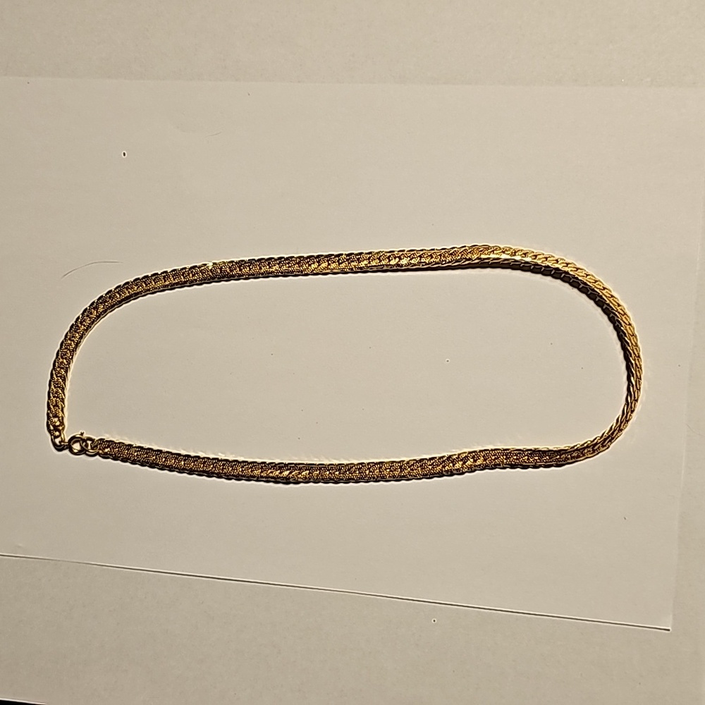 Gold plated necklace